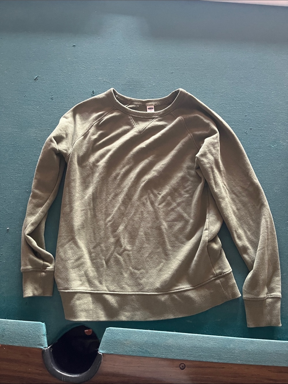 Old Navy Olive Green Women's Crewneck Sweatshirt